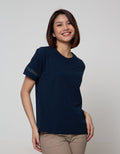 St. Yves Short Sleeve T-Shirt Knit Lace Tangan