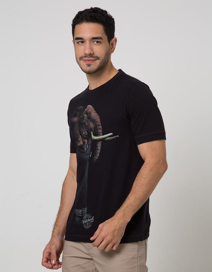 Watchout Jeans T-Shirt Face Elephant