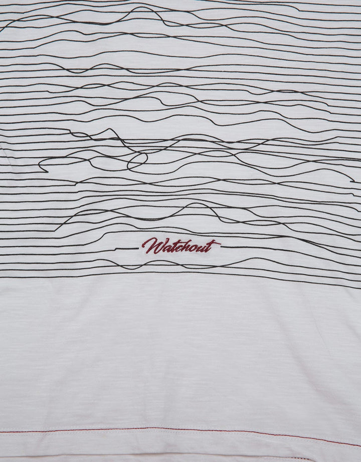 Watchout Jean's Kaos Printed Pria
