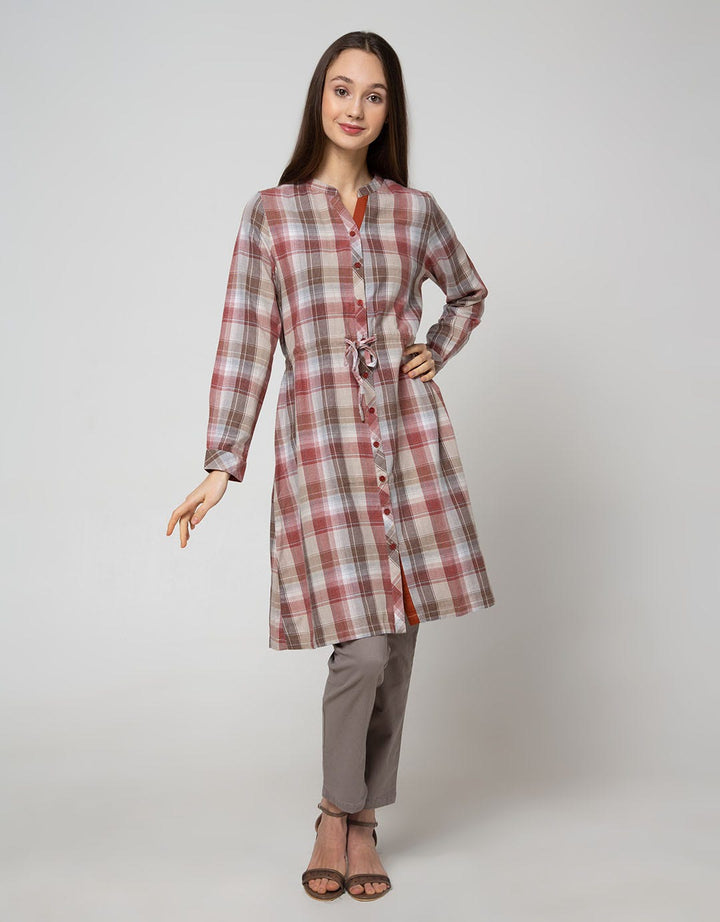 Triset Ladies Dress Check Motif