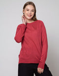 Triset Ladies Simple Long Sleeve Sweater
