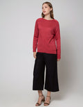 Triset Ladies Simple Long Sleeve Sweater