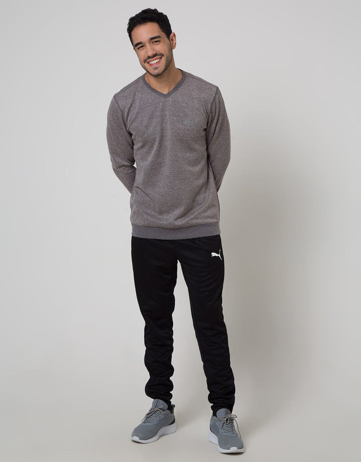 Watchout Casual Sweater Plain Pria