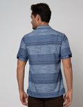 Watchout Casual Polo T-Shirt Print Stripes