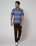 Watchout Casual Polo T-Shirt Print Stripes