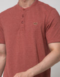 Watchout Casual Kaos Pria Detail Button Up