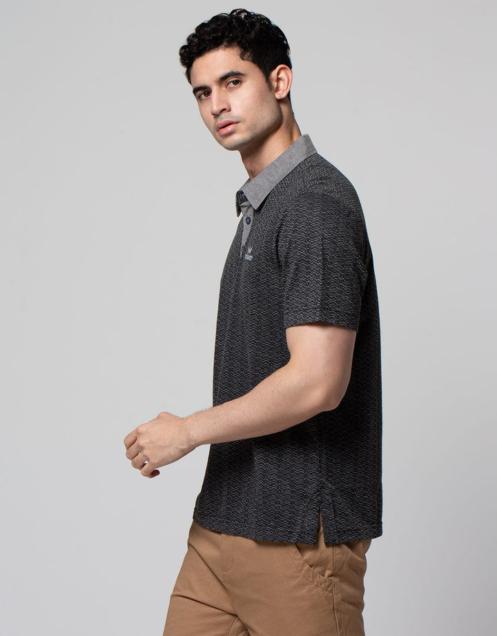 Watchout Casual Polo Shirt Motif