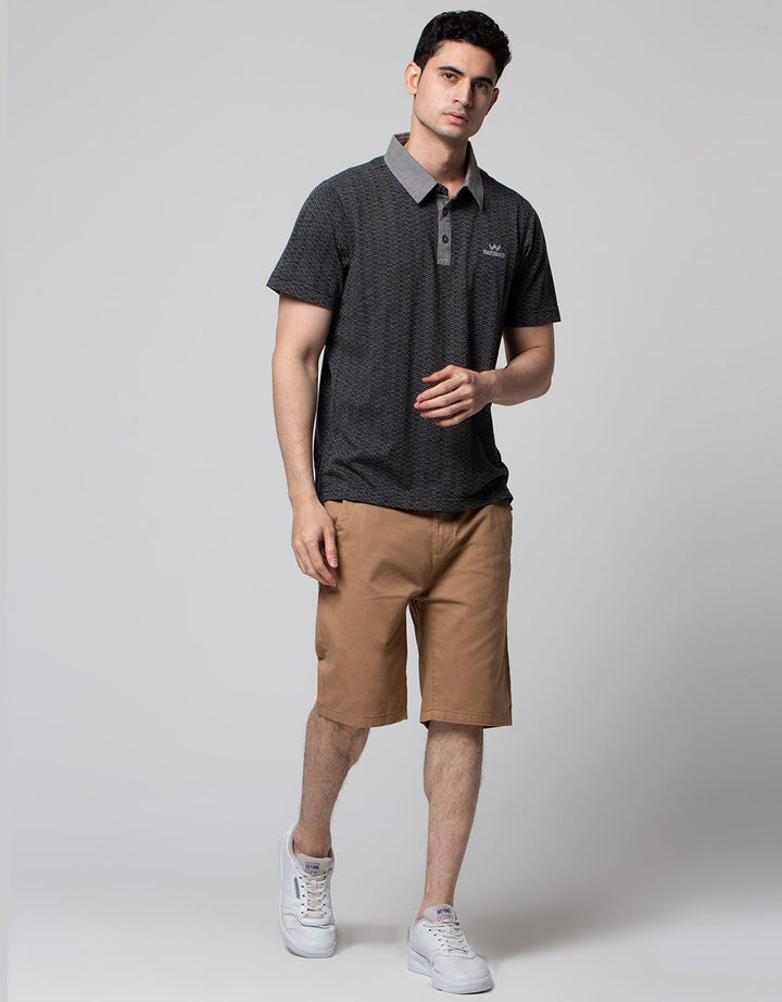 Watchout Casual Polo Shirt Motif