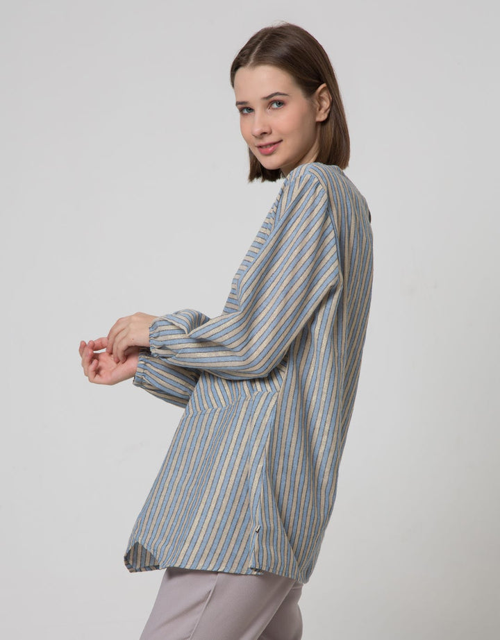 Triset Ladies Blouse Print Stripe