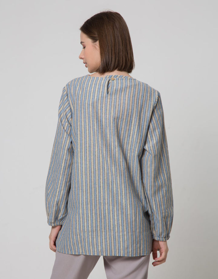 Triset Ladies Blouse Print Stripe