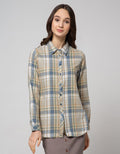 Triset Ladies Blouses Plaid 