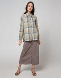 Triset Ladies Blouses Plaid 