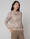 Triset Ladies Floral Print Blouse Wanita