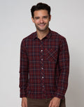 Watchout Jean's Long Sleeve Shirt Print Cubes