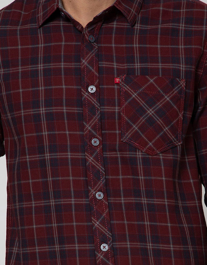 Watchout Jean's Long Sleeve Shirt Print Cubes