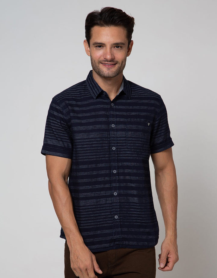 Watchout Jean's Shirt Print Stripes