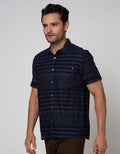 Watchout Jean's Shirt Print Stripes