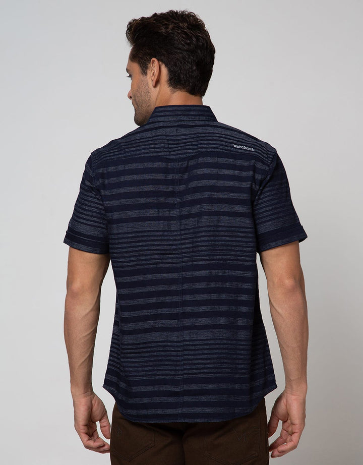 Watchout Jean's Shirt Print Stripes