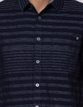 Watchout Jean's Shirt Print Stripes