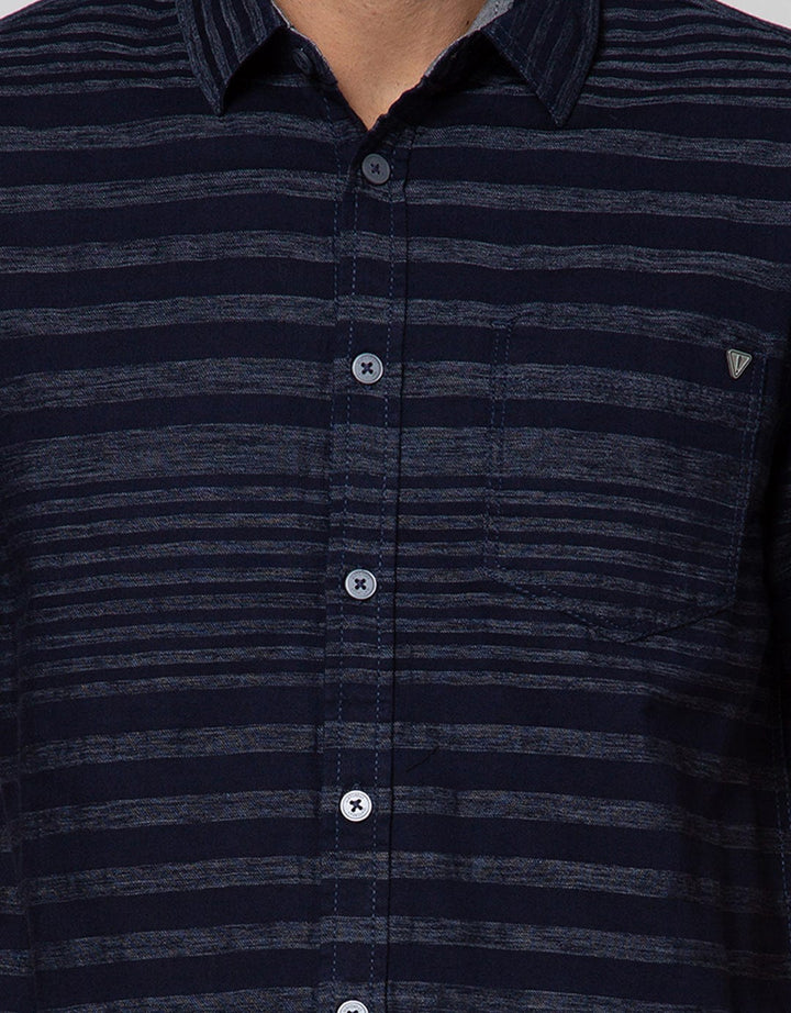 Watchout Jean's Shirt Print Stripes