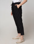 Connexion Ankle Pants Relax Pants Print Windowpane