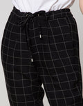 Connexion Ankle Pants Relax Pants Print Windowpane