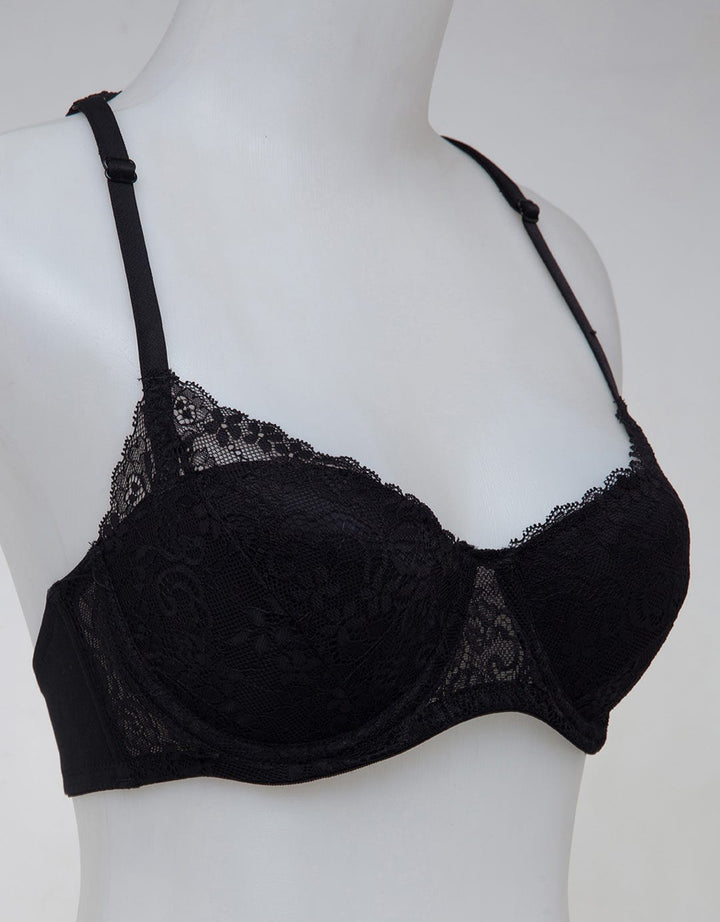 Whiteberry Laces Non Push Up Bra Wanita