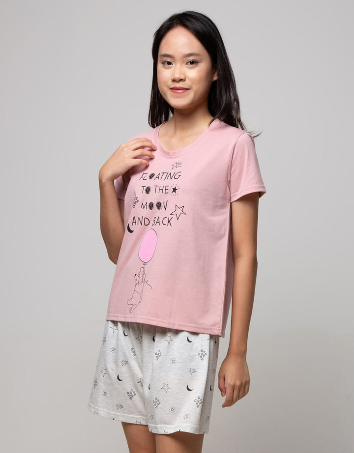 Disney Short Sleeve Pyjama Shorts Sweety Pooh