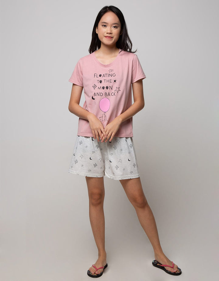 Disney Short Sleeve Pyjama Shorts Sweety Pooh