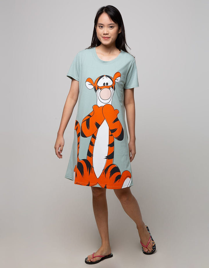 Disney Bouncing Tiger Short Sleeve Midi Dress