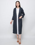 3H Buttoned Long Bla