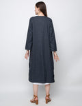 3H Buttoned Long Bla