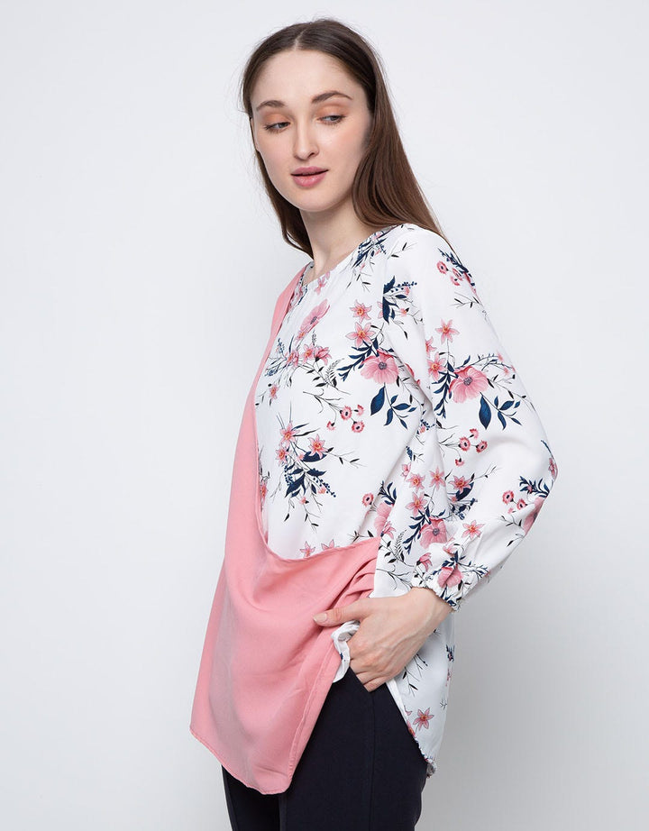 3H V-Neck Stripe Blouse