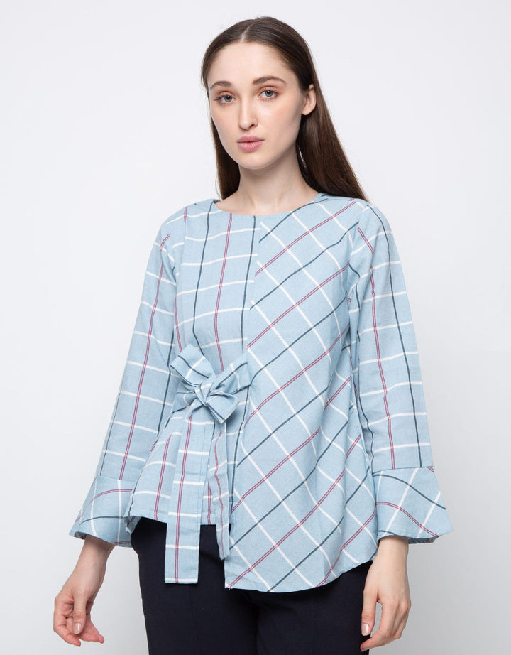 3H Printed Long Sleeve Blouse