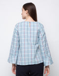 3H Printed Long Sleeve Blouse