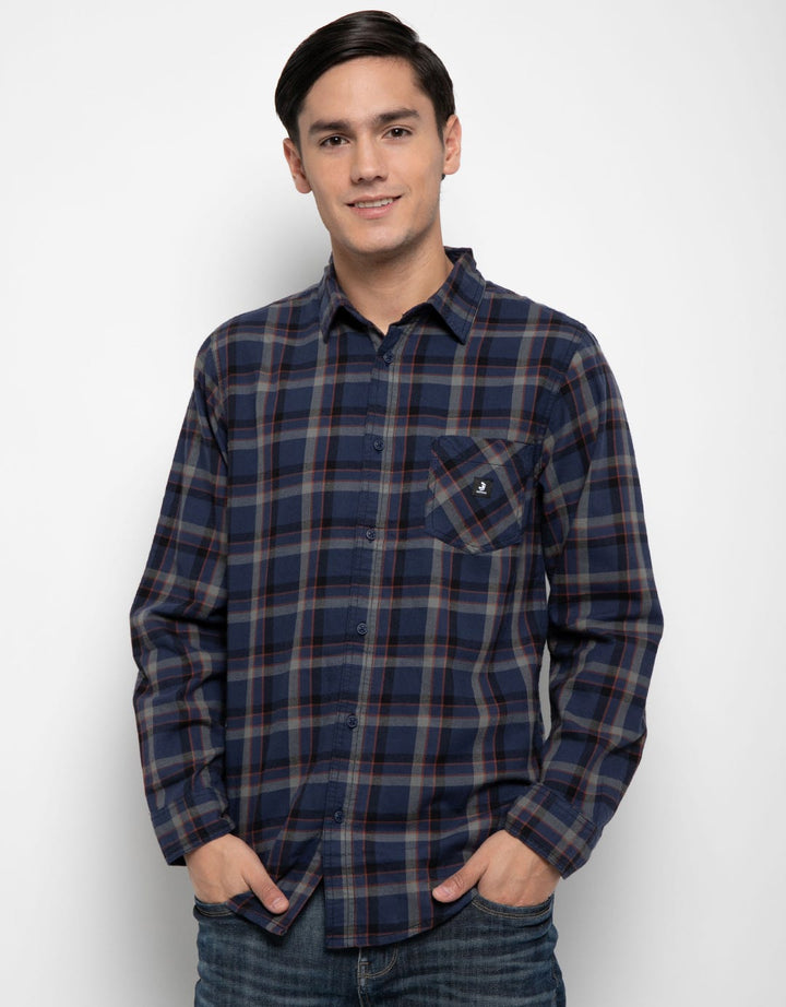 3SECOND Kemeja Print Checkers