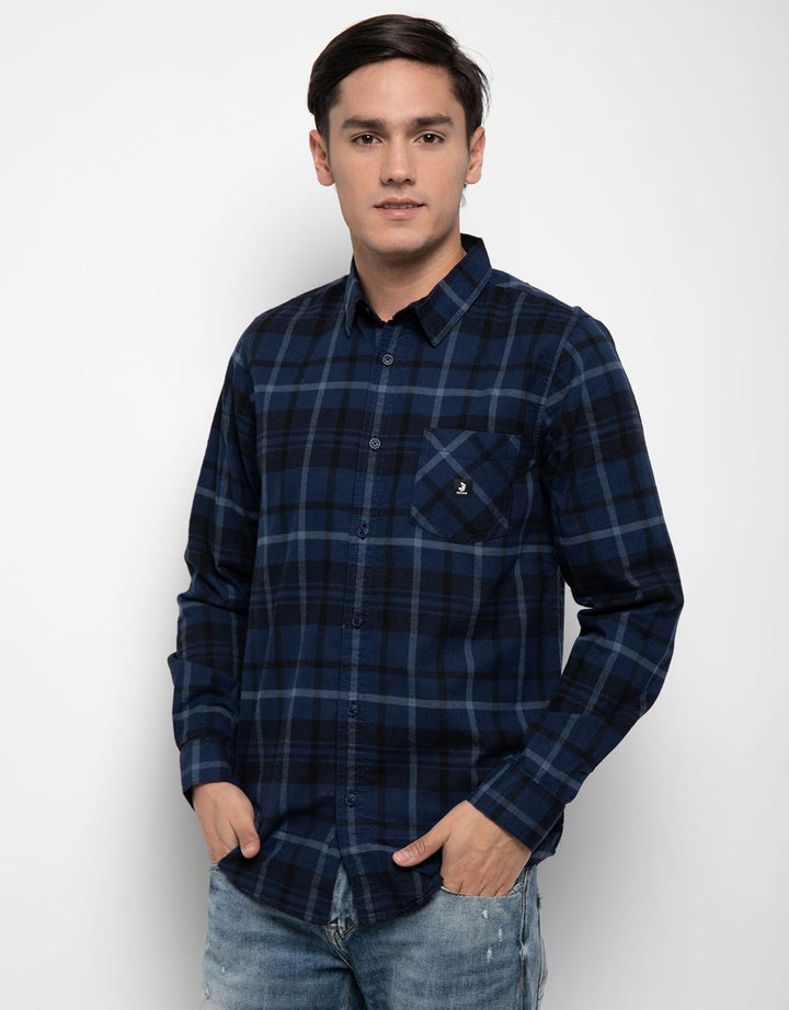 3SECOND Checkers Print Shirt