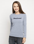 3SECOND Sweater Basic Detail Print Brand