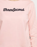 3SECOND Sweater Basic Detail Print Brand