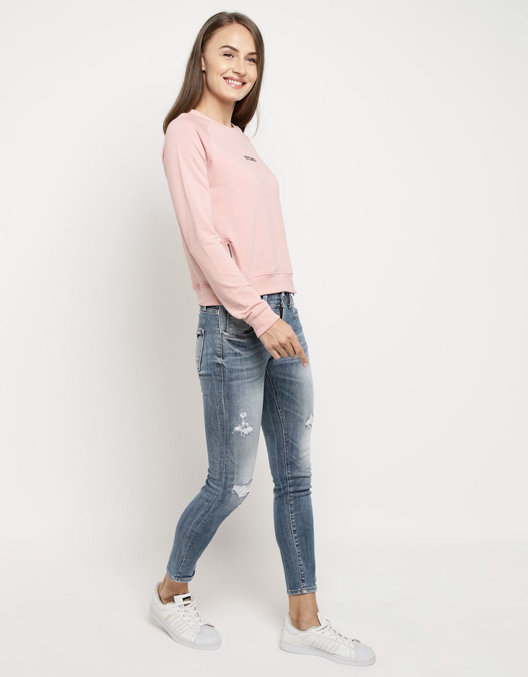 3SECOND Sweater Detail Print Brand