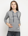 3SECOND Sweater Hoodie Detail Print Brand
