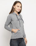 3SECOND Sweater Hoodie Detail Print Brand