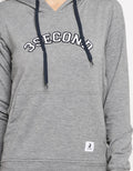 3SECOND Sweater Hoodie Detail Print Brand