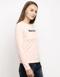 3SECOND Sweater Simple Detail Print Brand