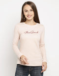 3SECOND T-shirt Lengan Panjang Print Brand