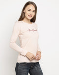3SECOND T-shirt Lengan Panjang Print Brand