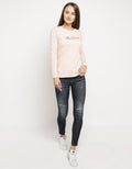 3SECOND T-shirt Lengan Panjang Print Brand