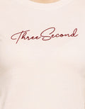 3SECOND T-shirt Lengan Panjang Print Brand