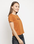 3SECOND T-shirt Lengan Pendek Print Brand