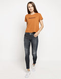 3SECOND T-shirt Lengan Pendek Print Brand